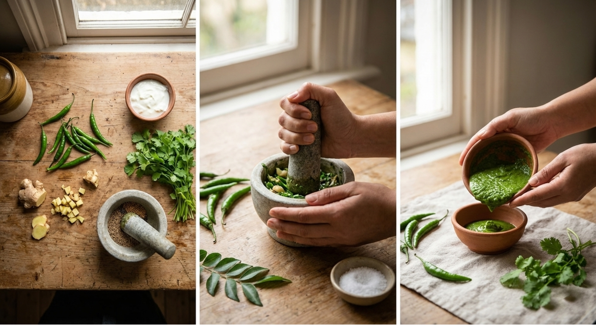 Making chutney - Indus Harvest